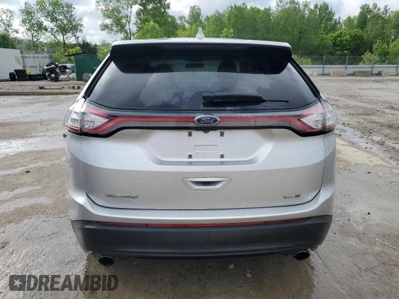 2017 Ford Edge SE with VIN 2FMPK4G92HBC42749, listed as a Copart auction lot 55759745 with 90,749 mi miles and Salvage title. Bid and sale history available at DreamBid. Image 6.