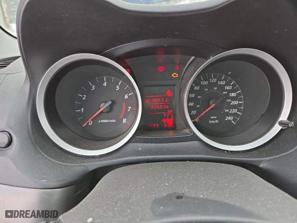 2014 Mitsubishi Lancer ES with VIN JA32U2FU8EU606454, listed as a Copart auction lot 45707645 with 205,935 mi miles and Salvage Title. Bid and sale history available at carsss.com. Image 9.