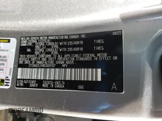 2022 Lexus NX with VIN 2T2AGCEZ4NC009107, listed as a Copart auction lot 36299123 with 2,163 mi miles. Bid and sale history available at carsss.com. Image 13.