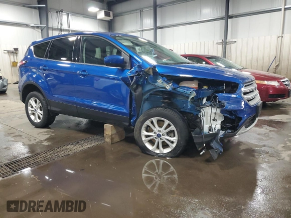 2017 Ford Escape SE with VIN 1FMCU9G99HUD41729, listed as a Copart auction lot 52117395 with 63,112 mi miles and Salvage Title. Bid and sale history available at carsss.com. Image 4.