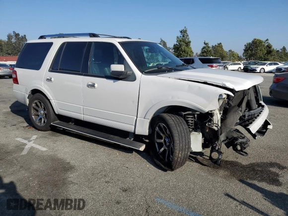 2010 Ford Expedition Limited with VIN 1FMJU2A58AEA33956, listed as a Copart auction lot 73245184 with Not provided miles and Salvage title. Bid and sale history available at DreamBid. Image 4.