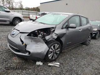 2017 Nissan LEAF SL with VIN 1N4BZ0CP2HC308102, listed as a Copart auction lot 78698474 with 87,432 mi miles and Salvage Title. Bid and sale history available at carsss.com. Image 1.
