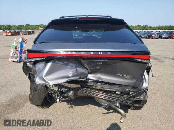 2023 Lexus RX with VIN 2T2BAMCAXPC022780, listed as a Copart auction lot 65598364 with 12,874 mi miles and Salvage Title. Bid and sale history available at carsss.com. Image 6.