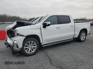 2020 Chevrolet Silverado 1500 LTZ with VIN 1GCUYGETXLZ229453, listed as a Copart auction lot 86783534 with Not Provided miles and Salvage Title. Bid and sale history available at DreamBid. Image 1.