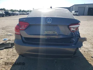 2014 Volkswagen Passat Wolfsburg Edition with VIN 1VWAS7A30EC118276, listed as a Copart auction lot 60730425 with 141,975 mi miles and Salvage title. Bid and sale history available at DreamBid. Image 6.
