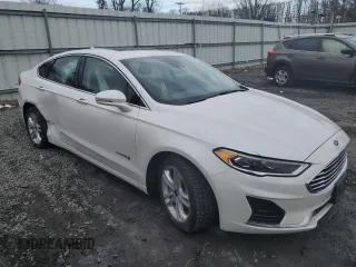 2019 Ford Fusion Hybrid SEL with VIN 3FA6P0MU2KR279477, listed as a Copart auction lot 40099893 with 0 mi miles. Bid and sale history available at carsss.com. Image 4.