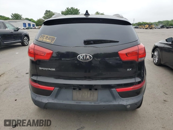 2014 Kia Sportage EX with VIN KNDPCCAC7E7643539, listed as a Copart auction lot 60168505 with 105,043 mi miles and Clean title. Bid and sale history available at DreamBid. Image 6.
