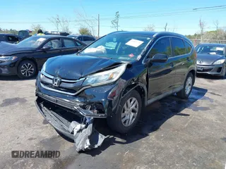 2015 Honda CR-V EX-L with VIN 2HKRM3H7XFH551434, listed as a IAAI auction lot 41859175 with 91,748 mi miles. Bid and sale history available at carsss.com. Image 2.