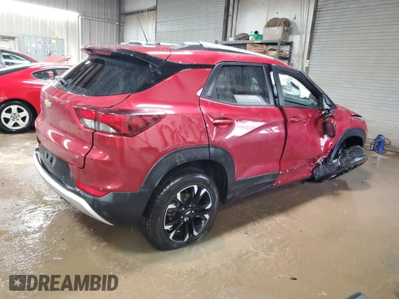 2021 Chevrolet TrailBlazer LT with VIN KL79MRSL1MB121862, listed as a Copart auction lot 50298075 with 48,561 mi miles and Salvage Title. Bid and sale history available at DreamBid. Image 3.