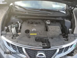 2012 Nissan Murano S with VIN JN8AZ1MWXCW203434, listed as a Copart auction lot 45884175 with 61,652 mi miles and Salvage Title. Bid and sale history available at DreamBid. Image 11.