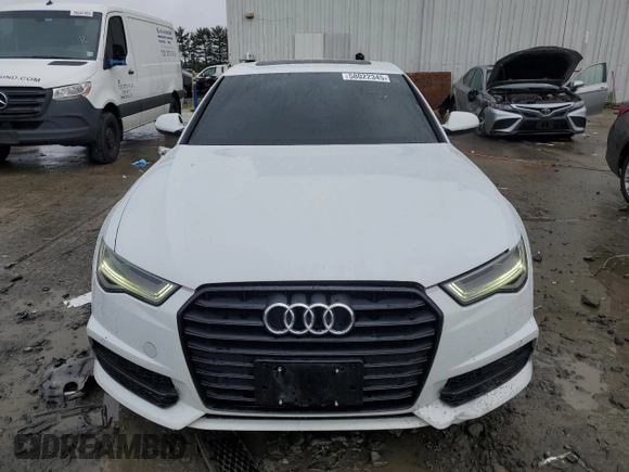 2018 Audi A6 Premium Plus with VIN WAUG8AFCXJN045091, listed as a Copart auction lot 58022345 with 70,815 mi miles and Salvage title. Bid and sale history available at DreamBid. Image 5.