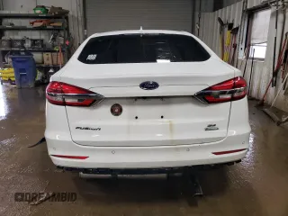 2019 Ford Fusion SE with VIN 3FA6P0HD9KR128968, listed as a Copart auction lot 51579275 with 74,656 mi miles and Salvage Title. Bid and sale history available at carsss.com. Image 6.