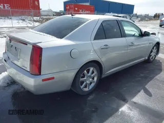 2005 Cadillac STS with VIN 1G6DW677950236453, listed as a IAAI auction lot 41695548 with 142,341 mi miles. Bid and sale history available at carsss.com. Image 4.