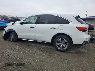 2020 Acura MDX with VIN 5J8YD4H31LL047734, listed as a Copart auction lot 43606185 with Not Provided miles and Salvage Title. Bid and sale history available at carsss.com. Image 2.