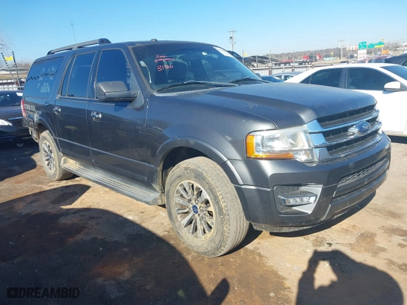 2017 Ford Expedition EL XLT with VIN 1FMJK1HT3HEA07845, listed as a IAAI auction lot 41344497 with 143,563 mi miles. Bid and sale history available at carsss.com. Image 1.