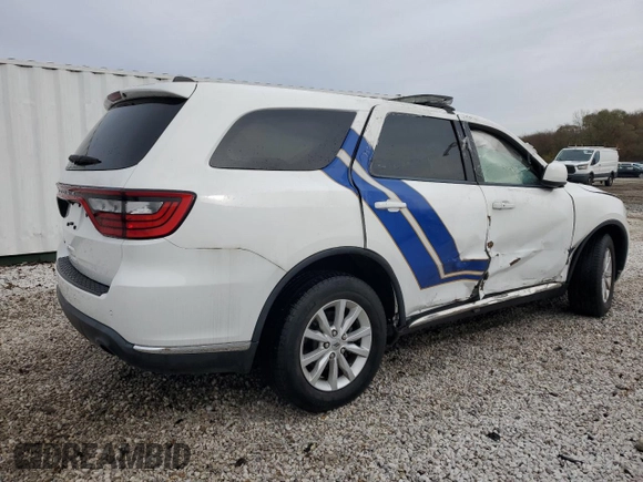 2020 Dodge Durango Pursuit with VIN 1C4RDJFG4LC352412, listed as a Copart auction lot 82104474 with 18,276 mi miles and Non repairable. Bid and sale history available at DreamBid. Image 3.
