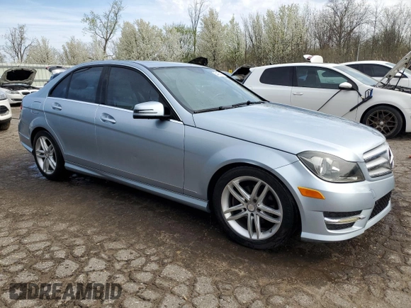 2013 Mercedes-Benz C-Class C 250 Sport with VIN WDDGF4HB4DR255090, listed as a Copart auction lot 54426945 with 154,298 mi miles and Salvage Title. Bid and sale history available at carsss.com. Image 4.