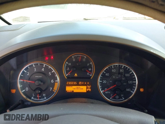2011 Nissan Titan SL with VIN 1N6AA0EC7BN310833, listed as a IAAI auction lot 40140349 with 230,235 mi miles. Bid and sale history available at carsss.com. Image 7.