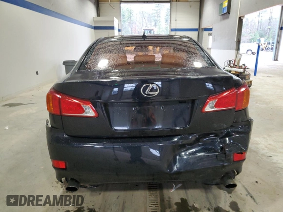 2010 Lexus IS 250 with VIN JTHCF5C21A5042931, listed as a Copart auction lot 44438415 with 163,076 mi miles and Salvage Title. Bid and sale history available at carsss.com. Image 6.
