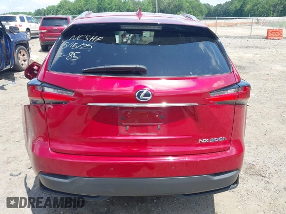 2017 Lexus NX 300h with VIN JTJBJRBZ5H2056423, listed as a IAAI auction lot 42322983 with 57,671 mi miles and . Bid and sale history available at DreamBid. Image 16.