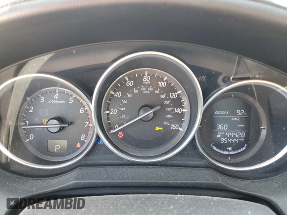 2016 Mazda 6 i Sport with VIN JM1GJ1U55G1422728, listed as a Copart auction lot 53511425 with 95,444 mi miles and Salvage Title. Bid and sale history available at DreamBid. Image 9.