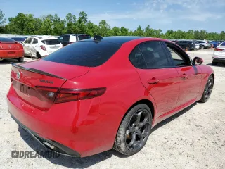 2018 Alfa Romeo Giulia Ti Sport with VIN ZARFAECN7J7589588, listed as a Copart auction lot 48062563 with 65,303 mi miles. Bid and sale history available at carsss.com. Image 3.