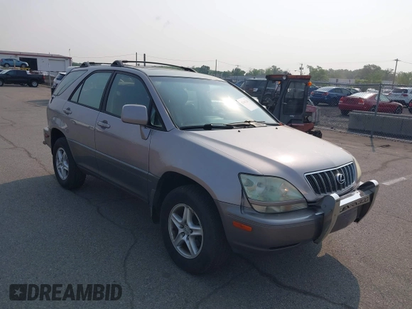 2001 Lexus RX 300 z VIN JTJHF10U910167787, wystawiony jako IAAI lot #42447267 z przebiegiem 165 671 mil mil oraz . Historia ofert i sprzedaży dostępna na DreamBid. Obrazek 1.