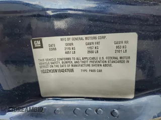 2008 Pontiac G6 GT с VIN 1G2ZH36N184247606, выставлен на аукционе Copart как лот 54665565 с пробегом 176 355 миль миль и Списание • Salvage title. История ставок и продаж доступна на DreamBid. Изображение 13.
