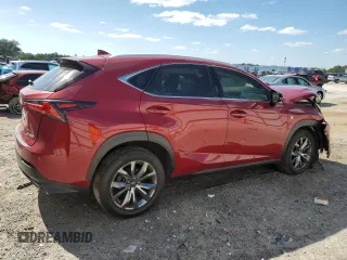 2019 Lexus NX with VIN JTJYARBZXK2157037, listed as a Copart auction lot 52301645 with 46,722 mi miles and Non Repairable. Bid and sale history available at carsss.com. Image 3.