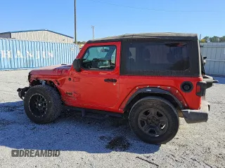 2021 Jeep Wrangler Sport with VIN 1C4GJXAN5MW737597, listed as a Copart auction lot 75238154 with 24,293 mi miles and Clean Title. Bid and sale history available at DreamBid. Image 2.