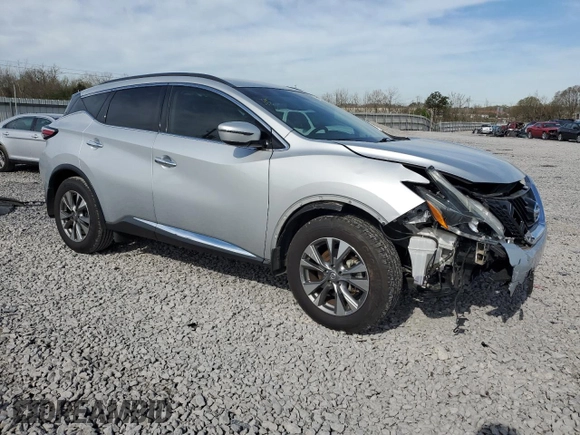2018 Nissan Murano SV with VIN 5N1AZ2MG0JN197006, listed as a Copart auction lot 49572025 with 87,903 mi miles and Salvage Title. Bid and sale history available at DreamBid. Image 4.