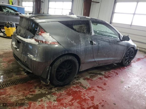 2013 Honda CR-Z EX with VIN JHMZF1C67DS003692, listed as a Copart auction lot 45283215 with 0 mi miles and Salvage Title. Bid and sale history available at carsss.com. Image 3.