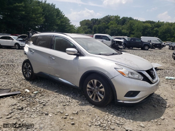 2016 Nissan Murano S with VIN 5N1AZ2MH1GN119299, listed as a Copart auction lot 65405584 with 79,759 mi miles and Salvage Title. Bid and sale history available at carsss.com. Image 4.