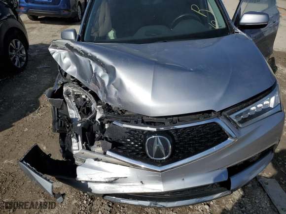 2019 Acura MDX w/Technology Pkg with VIN 5J8YD4H53KL030353, listed as a Copart auction lot 48529185 with 0 mi miles and Non Repairable. Bid and sale history available at carsss.com. Image 12.