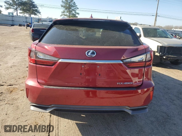 2017 Lexus RX with VIN 2T2BGMCA2HC011787, listed as a Copart auction lot 48655925 with 181,996 mi miles and Salvage Title. Bid and sale history available at carsss.com. Image 6.