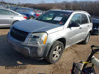 2005 Chevrolet Equinox LS with VIN 2CNDL23F956077853, listed as a IAAI auction lot 41232745 with 0 mi miles. Bid and sale history available at carsss.com. Image 2.