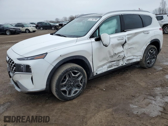 2023 Hyundai Santa Fe Limited z VIN KM8S7DA28PU070002, wystawiony jako Copart lot #47192795 z przebiegiem 29 519 mil mil oraz Nie do naprawy • Non repairable. Historia ofert i sprzedaży dostępna na DreamBid. Obrazek 1.