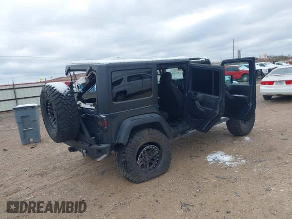 2017 Jeep Wrangler Unlimited Sport with VIN 1C4BJWDG4HL748681, listed as a IAAI auction lot 41265831 with 76,169 mi miles. Bid and sale history available at carsss.com. Image 4.