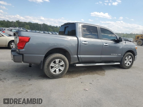2018 Nissan Titan SV with VIN 1N6AA1E65JN509510, listed as a Copart auction lot 52459525 with 65,164 mi miles and Salvage Title. Bid and sale history available at carsss.com. Image 3.