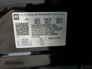 2024 Chevrolet Equinox LS with VIN 3GNAXHEG6RL146544, listed as a Copart auction lot 41584155 with 5,601 mi miles and Salvage Title. Bid and sale history available at DreamBid. Image 13.