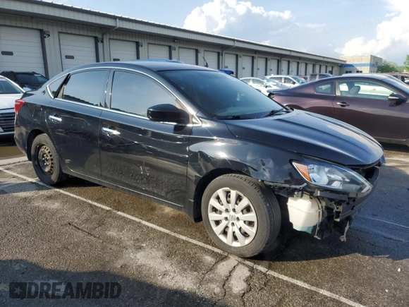 2017 Nissan Sentra S with VIN 3N1AB7AP7HY354332, listed as a Copart auction lot 54520275 with 160,738 mi miles and Non repairable. Bid and sale history available at DreamBid. Image 4.