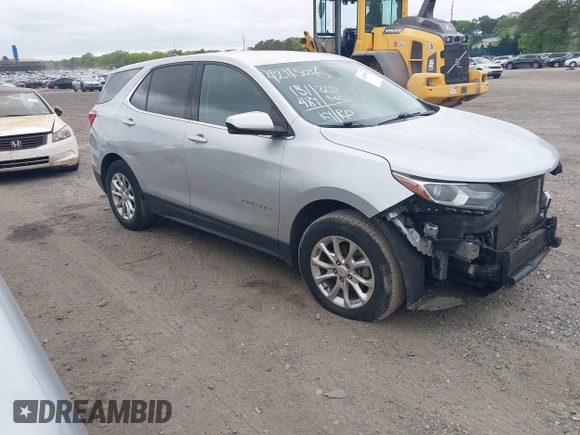 2020 Chevrolet Equinox LT with VIN 2GNAXJEV4L6191855, listed as a IAAI auction lot 42115036 with 131,489 mi miles and . Bid and sale history available at DreamBid. Image 1.