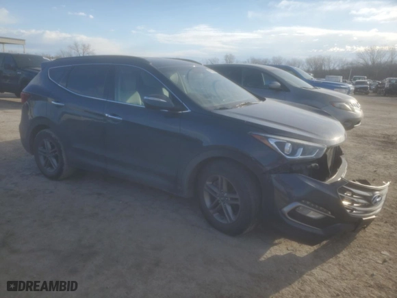 2017 Hyundai Santa Fe Sport 2.4L with VIN 5NMZU3LB6HH005452, listed as a Copart auction lot 46781625 with 74,840 mi miles and Salvage Title. Bid and sale history available at carsss.com. Image 4.