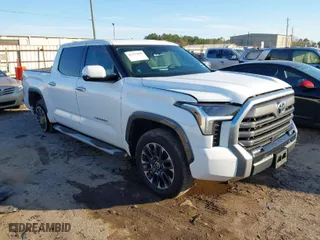 2022 Toyota Tundra 4WD Limited with VIN 5TFJA5DB5NX020172, listed as a IAAI auction lot 41323849 with 50,620 mi miles. Bid and sale history available at carsss.com. Image 1.