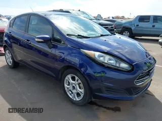 2016 Ford Fiesta SE with VIN 3FADP4EJ4GM199945, listed as a IAAI auction lot 41881260 with 98,945 mi miles. Bid and sale history available at carsss.com. Image 1.