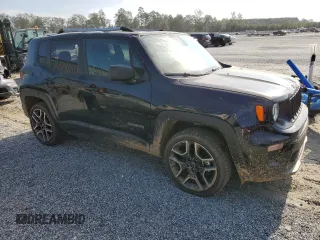 2020 Jeep Renegade Jeepster with VIN ZACNJBAB1LPL76071, listed as a Copart auction lot 74413874 with 53,471 mi miles and Salvage Title. Bid and sale history available at carsss.com. Image 4.