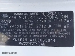 2019 Kia Stinger with VIN KNAE15LAXK6065844, listed as a IAAI auction lot 41349805 with 119,562 mi miles. Bid and sale history available at carsss.com. Image 9.