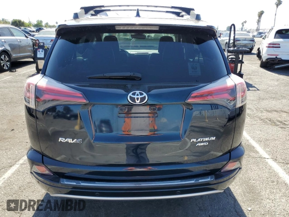 2017 Toyota RAV4 Limited with VIN 2T3DFREV5HW574805, listed as a Copart auction lot 57156025 with 23,150 mi miles and Salvage title. Bid and sale history available at DreamBid. Image 6.