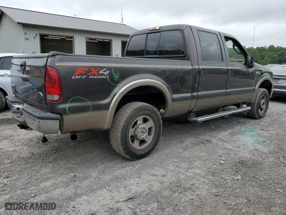 2007 Ford Super Duty F-250 XL with VIN 1FTSW21567EA04547, listed as a Copart auction lot 70557524 with 123,408 mi miles and Salvage Title. Bid and sale history available at carsss.com. Image 3.