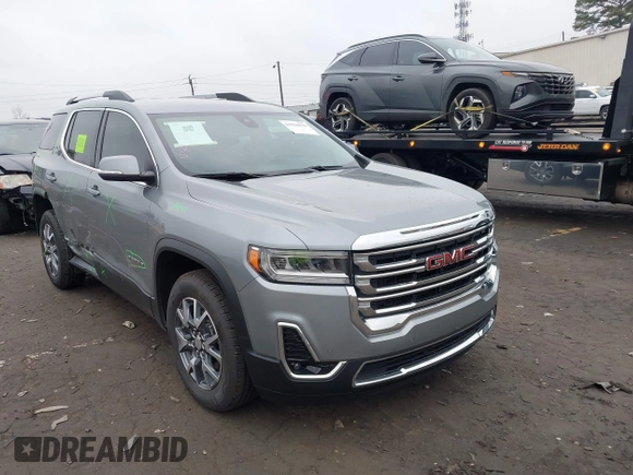 2023 GMC Acadia SLT with VIN 1GKKNML48PZ156202, listed as a IAAI auction lot 41526629 with 29,460 mi miles and . Bid and sale history available at DreamBid. Image 1.